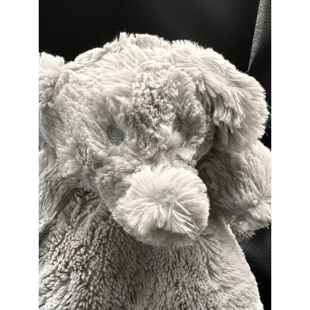 Kellytoy Elephant Security Blanket Grey Plush Baby Lovey Rattle‎ Toy Embroider-2
